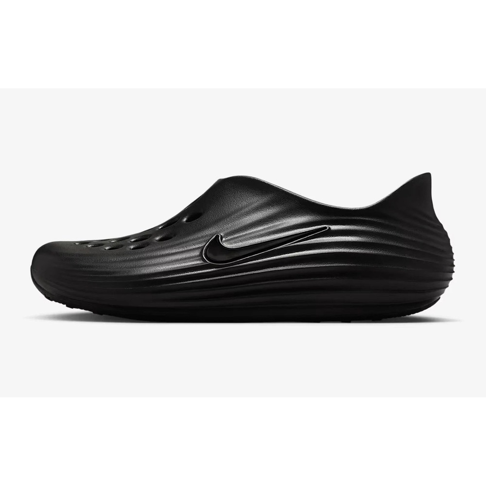 Mens Size 9 - NIKE REACTX REJUVEN8 TRIPLE BLACK REACT X FOAM SLIP-ON HV5060-001